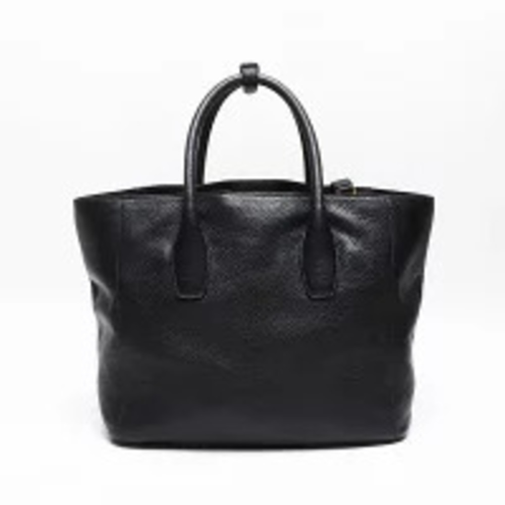 Prada Vitello Daino Shoulder Tote Bag Black - Picture 3 of 13